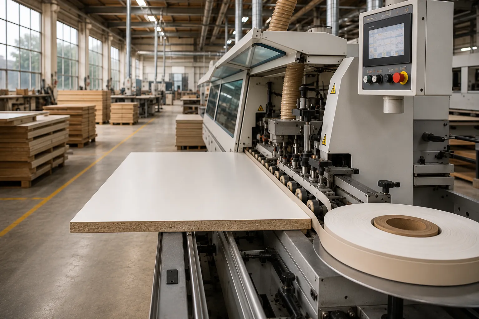 Automatic edge banding